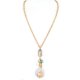 Frosted Anchor Necklace